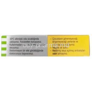 Voltaren,Diclofenac sodium 50mg, Novartis, Box information, Caution