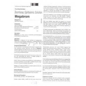 Megabrom, Generic  Xibrom, Bromfenac Sodium Information Sheet 1