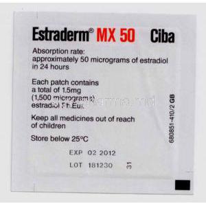 Estraderm MX Patch - Novartis