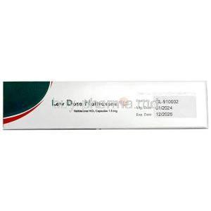 Low dose Naltrexone (LDN), Naltrexone 1.5 mg, Healing pharma, Box information, Mfg date, Exp date