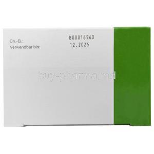 Pantogar, Thiamin nitrate 60mg/ Calcium D-Pantothenate 60mg/ Saccharomyces med.(Vigar-yeast) 100mg/ L-Cystine 20mg/ Keratin 20mg/ Para-aminobenzoic Acid 20mg, 90 capsules, MSD, Box information, Exp date