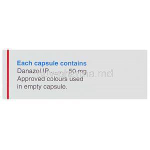 Danogen50, Generic Danocrine, Danazol Composition