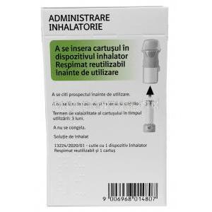 Spiolto Respimat Inhaler,Tiotropium 2.5mcg/ Olodaterol 2.5mcg, 60MD Inhaler, Boehringer Ingelheim, Box information, Dorection for use