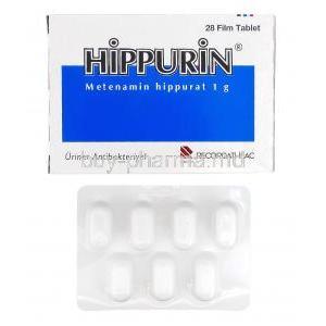 Hippurin, Methenamine