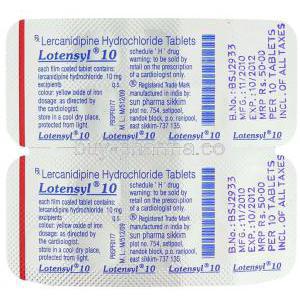 Lotensyl Packaging