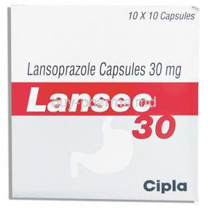 Lansec, Generic Prevacid, Lansoprazole 30 mg Capsule  (Cipla)