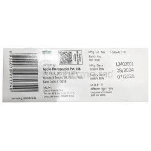 Topsor-S Lotion, Clobetasol 0.05%/ Salicylic Acid 3%, Lotion 30 mL,Apple Therapeutics Pvt Ltd, Box information