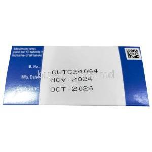 Ceftum, Cefuroxime Axetil 500mg, GSK manufacturer, Box information, Mfg date, Exp date