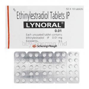 Lynoral, Ethinylestradiol