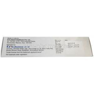 Scarclin cream, Mucopolysaccharide Polysulphate, Cream 40 g, Oaknet Healthcare, Box information, Mfg date, Exp date