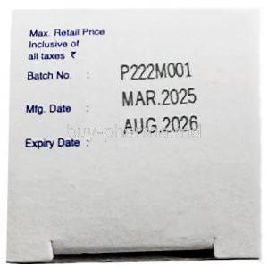 Dilzem IV Injection, Diltiazem 5 mg per mL, Injection vial 5 mL, Torrent Pharmaceuticals Ltd, Box informaion, Mfg date, Exp date