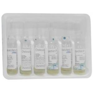 MB Cal D3 Injection, Cholecalciferol 600,000IU, Ampoule 1 mL X 6pcs, Martin & Brown Bio-Sciences Pvt., Ltd, Package