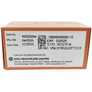 Empagliflozin (Sava), Empagliflozin 10 mg, SAVA Healthcare Limited, Box information, Mfg date, Exp date