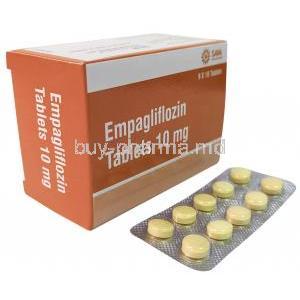 Empagliflozin (Sava), Empagliflozin 10 mg, SAVA Healthcare Limited, Box, Blisterpack