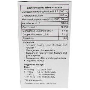 Bonhans Easy chews, 30 Chewable Tablet, SAVA Healthcare Limited, Box information, Dosage