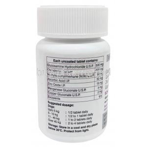 Bonhans Easy chews, 30 Chewable Tablet, SAVA Healthcare Limited, Bottle information, Dosage