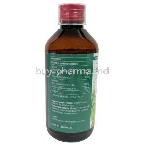 Advamun Immunity Booster Syrup, Syrup for pet 200 mL, SAVA Healthcare, Bottle information, Composition