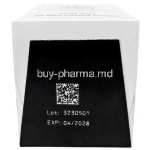 Obgemsa, Vibegron 75 mg, Pierre Fabre, Box information, Exp date