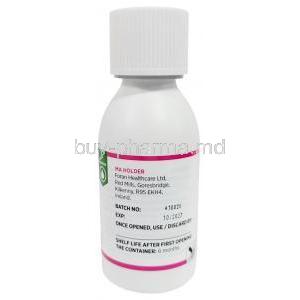 Parazole Oral Suspension for dogs and cats, Fenbendazole 100mg per mL, Oral suspension 100 mL, Foran Healthcare Ltd, Bottle information, Exp date