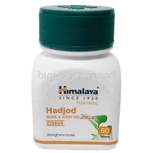 Himalaya Hadjod, Ayurveda harbs, 60 tablets, Himaraya Welness, Bottle front view