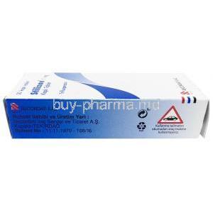 Stilizan,Trifluoperazine 1 mg, Sugar coated tablet,Recordati Ilac, Box information, Manufacturer