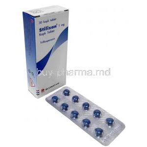 Stilizan,Trifluoperazine 1 mg, Sugar coated tablet,Recordati Ilac, Box, Blisterpack
