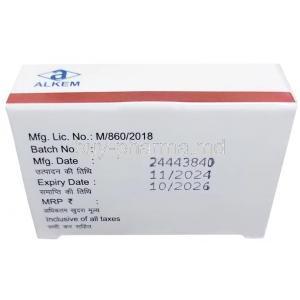 Pyricool Infusion, Paracetamol 10 mg per mL, IV Infusion 100 mL, Box information, Mfg date, Exp date