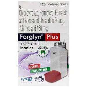 Forglyn Plus Inhaler, Glycopyrrolate /Formoterol/ Budesonide