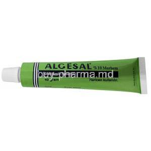 Algesal ointment, Diethylamine salicylate 10%, Ointment 40 g, Recordati, Tube