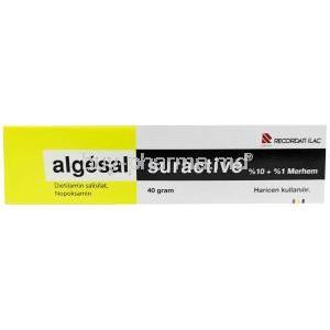 Algesal Suractive ointment, Diethylamine salicylate/ Nopoxamine