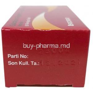 Colchicum-Dispert, Colchicine 0.5 mg, Recordati, Box information, Mfg No.