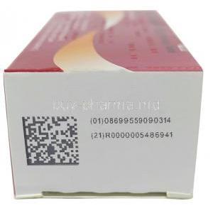 Colchicum-Dispert, Colchicine 0.5 mg, Recordati, Box side view
