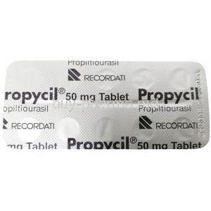 Propycil, Propylthiouracile 50 mg, Recordati, Blisterpack information
