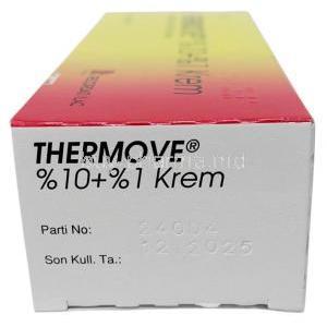 Thermove cream, Benzyl nicotinate 10%, Etofenamate 1%, Cream 50 g, Recordati, Box information, Exp date