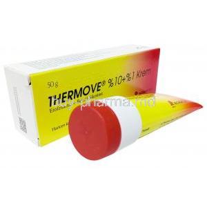 Thermove cream, Benzyl nicotinate 10%, Etofenamate 1%, Cream 50 g, Recordati, Box, Tube