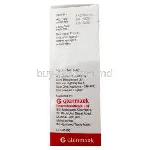 Minyum Injection, Minocycline 100 mg, Vial, Glenmark Pharmaceuticals,Box information, Mfg date, Exp date