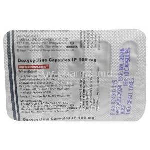 Minicycline, Doxycycline