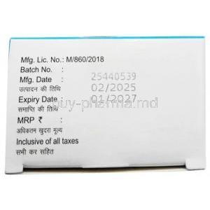 Ciprokem Infusion, Ciprofloxacin 2 mg per mL, Infusion 100 mL, Alkem Laboratories Ltd, Box information, Mfg date, Exp date