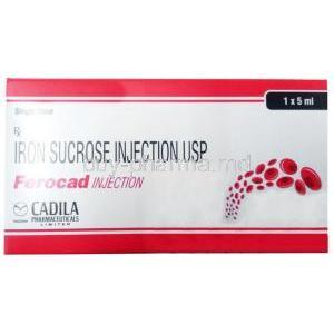 Ferocad Injection, Ferrous Ascorbate/ Folic Acid