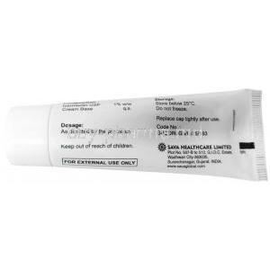 Ivermectin Cream, Ivermectin 1 %, Cream 30 g, Sava Healthcare, Tube information