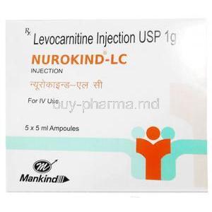 Nurokind-LC Injection, Levo-carnitine