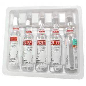Nurokind-LC Injection, Levo-carnitine 200 mg, Ampoule 5 mL X 5, Mankind Pharma, 5 Ampoules