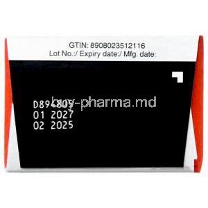 Mounjaro KwikPen 15 mg, Tirzepatide 15 mg per 0.6mL, Eli Lilly and Company India, Box information, Mfg date, Exp date