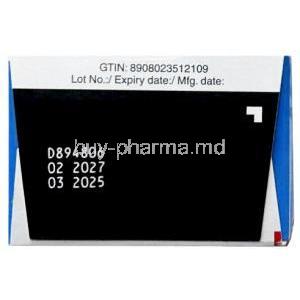 Mounjaro KwikPen 12.5 mg, Tirzepatide 12.5 mg per 0.6mL, Eli Lilly and Company India, Box information, Mfg date, Exp date