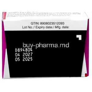 Mounjaro KwikPen 10 mg, Tirzepatide 10 mg per 0.6mL, Eli Lilly and Company India, Box information, Mfg date, Exp date