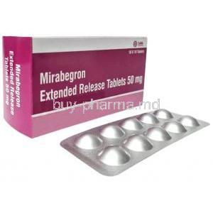 Mirabegron (Sava), Mirabegron 50 mg, Sava Healthcare,Box, Blisterpack