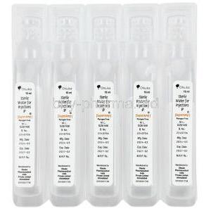Sterile Water For Injections Ampule 10 mL X 5, Otsuka Pharmaceutical India