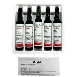 Oxyblu,Methylene Blue Injection 10 mg per mL,Oscar, 5 Ampoules, Insert