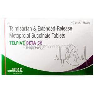Telfive Beta, Telmisartan/ Metoprolol