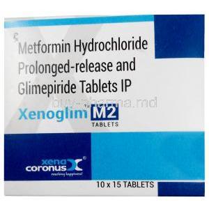 Xenoglim M, Metformin/ Glimepiride